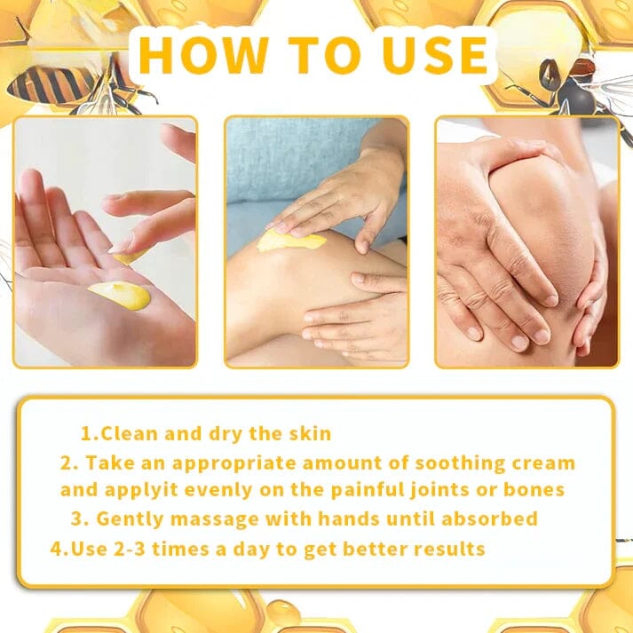 Flysmus® Bee Venom Pain-Relief Bone Healing Cream🏆🐝